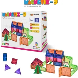 Magnetix-3 Magnetic Construction Set | To imagine and Create in 3D for Kids-3