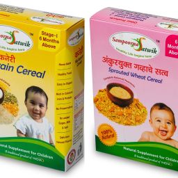 Multigrain Cereal Stage-1 and Sprouted Wheat Cereal, Homemade, Natural Cereal Cereal-28