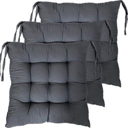 amak inc Microfibre Solid Chair Pad Pack of 3-picture-36