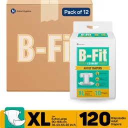 Adult Diaper Economy Tape Style Adult Diapers - XL-image-72