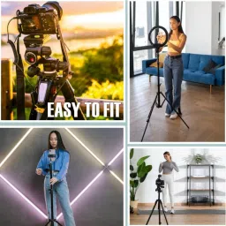 ZAXART professional tripod with clip in low price Monopod Tripod image 5