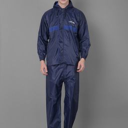 Dollar Rainguard Men's PVC Full Sleeve Solid Sporty Look Raincoat Set Solid Men Raincoat-picture-0