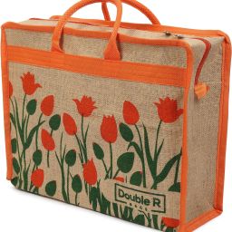 Reusable Print Jute Cloth Shopping Bags I Lunch Jute Bag Grocery Bag-image-98