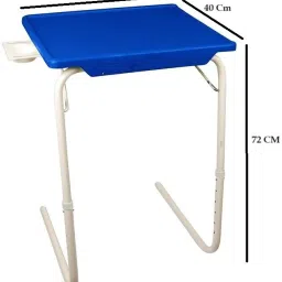 sai praseeda AdjustableTableMateLaptop,KidStudyTableUtilityTableMultiPurposeTableBLUEColor Plastic Portable Laptop Table image 2