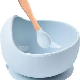 Silicone Suction Bowl & Spoon Set for Toddler & Baby | Unbreakable Feeding Bowls- Silicone-10