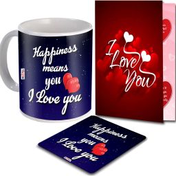 Mug, Coaster, Greeting Card Gift Set-32