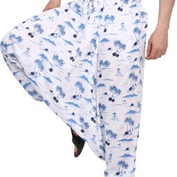 Printed Rayon Men Harem Pants-image-98