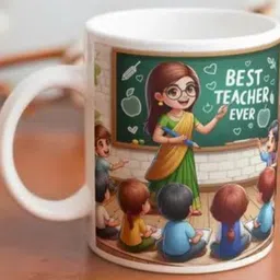 manorath Best Teacher Evr Style Perfect For Holidays, Birthdays & Special Moments Ceramic Coffee Mug-picture-33