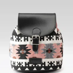 Small 4 L Backpack Poly Canvas Satchel Trendy Stylish-image-1