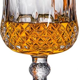 (Pack of 2) Diamonds Cut wine Glass , Clear Glass Set Wine Glass-image-58