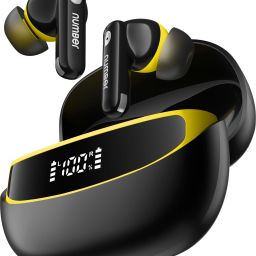 Navo Buds Z1 w/ Digital Display, 72H Playtime, 4Mic ENC, Dual Pairing, Hi-Bass Bluetooth Headset-image-17