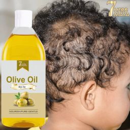 Olive Baby Hair Massage Oil -100% Virgin Cold Pressed Jaitun Oil and Vitamin E Hair Oil-image-10