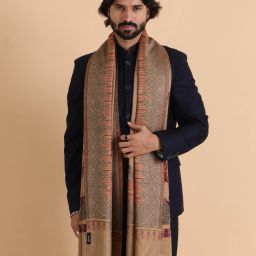 Tweedle Acrylic Woven Men Shawl-image-49