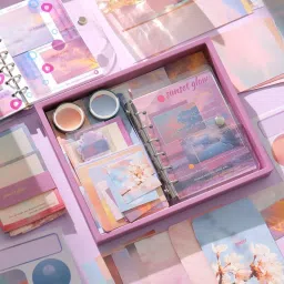 Junk Journal & Scrapbook Kit: A6 Notebook, Stickers, DIY Set Theme, Scrapbook Kit-picture-19