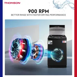 thomson 9 kg PureWash Fully Automatic Top Load Grey image 5