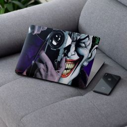 Yuckquee Joker Clicking Photo Laptop Skin Sticker, Fit for All Models (10 inch to 15.6 inches, Multicolour). (J)-54 Vinyl Reusable Laptop Skin Compatible for 15.6 inch-image-85