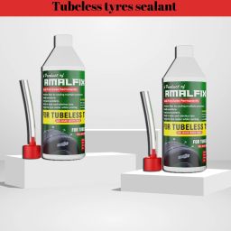 Tyre Puncture Solution Tubeless Tire Sealant Pack of 2 Tubeless Tyre Puncture Repair Kit-image-6