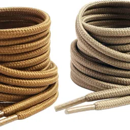 house of common shoe lace Tan khaki round 120cm for boot sport hiking shoe Shoe Lace-image-63