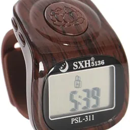 Finger Counter Tasbih with LED, Beep Sound, Time Clock & Reset Button Digital Tally Counter-20