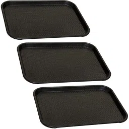 Unbreakable Plastic large Serving Tray for Home, Kitchen, Tea, Coffee, Dinner Tray-image-89