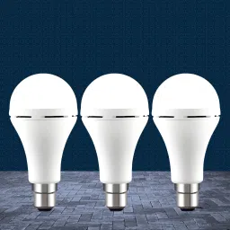 Emergency 12W Inverter LED Bulb with 2000mAh Rechargeable Battery Pack of 3 B479 4 hrs Bulb Emergency Light-10