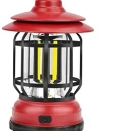 USB Rechargeable USB Camping Lantern Lamp Lights Red Metal, Plastic Hanging Lantern-image-26