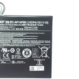 Acer AP14F8K Battery For 4550mAh/ 17.2Wh 3.8V Iconia Tab A1-850 B1-810 B1-820 W1-810 Series 4 Cell Laptop Battery-picture-28