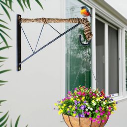 10 Inch Rope Bracket for Hanging Baskets and Bird Feeders (Set of 1 Pc) 26.5 Shelf Bracket-12
