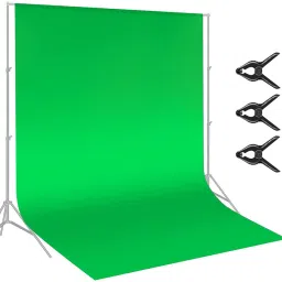 MVPRO 8 x12FT.Green Ultra Thick LEKERA Backdrop Background Photo Light Studio & 3 Clip Reflector-image-8