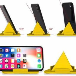 MOBISINGH Pyramid Shape Mobile Stand for Watching Videos and other Work (2 Pcs) Mobile Holder image 3