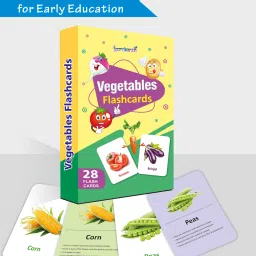 Vegetables Flash Cards Easy & Fun way of Learning-12