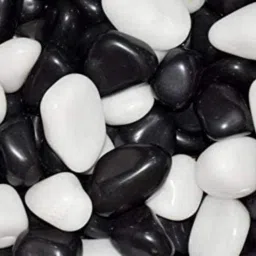 Anky Black And White Stone 500Gm Marble Planted Substrate-image-78