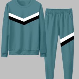 Colorblock Men Track Suit-image-94