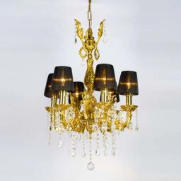 kapoor lampshades Banyan 8 Arms Brass Chandelier-picture-10