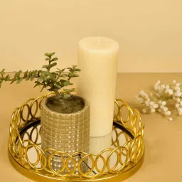 manor house Reflections Gold Iron Serving Tray-picture-22