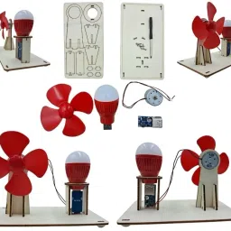 DIY Wooden Wind Turbine Mill Kit, Educational STEM Project-24