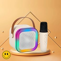 GUGGU K12 (PORTABLE DESKTOP BLUETOOTH SPEAKER) Crydtal Sound With RGB LightO435 10 W Bluetooth Laptop/Desktop Speaker-image-72
