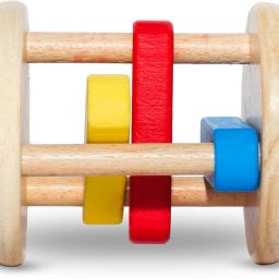 Wooden Stick Rattle for Infants 6-12 Months | Safe Wooden Baby Toy Rattle-10