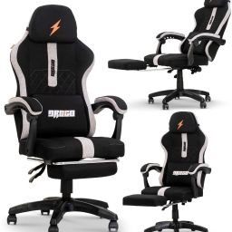 Gaming Chair, Home & Office Chair with Footrest, Adjustable & Recline Ergonomic Gaming Chair-image-46