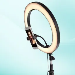 BITWEAVE LED Ring Light 10 Inch for Makeup, Online Classes, and Reels Ring Flash-picture-13