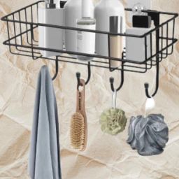 Hangers Iron Wall Shelf 1 Pcs Iron Shelf (Number of Shelves - 1, White) Iron Wall Shelf-image-6