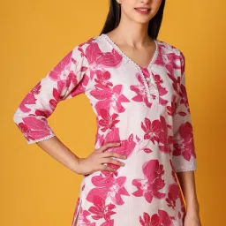Women Printed Khadi Cotton Straight Kurta-image-27