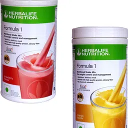 herbalife Weight Loss Combo (Formula1 Nutritional Shake (Strawberry Flavor& Mango) Pack of 2 Nutrition Drink-picture-36