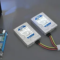 A1 Galaxy 4 Pin SATA Power Y Cable for Internal Hard Disk Drive HDD, SSD & DVD Writer (Pack of 2),Multi-Colored USB Hub image 2