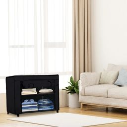 Small Cloths Wardrobe Carbon Steel Collapsible Wardrobe-image-80