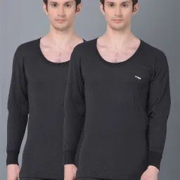 Dollar Ultra Pack of 2 Full Sleeve Round Neck Men Top Thermal-image-4