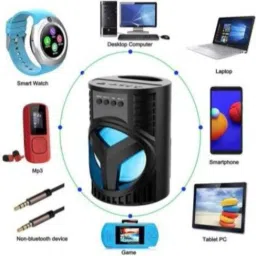 Clairbell DYZ_414D_LZ 4103||WS-03|| Karaoke Speaker With Mic, Home Audio Party Speaker 15 W Bluetooth Party Speaker-image-49