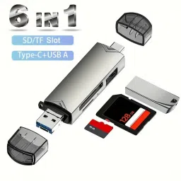 carfrill USB, Micro USB, USB Type C OTG Adapter image 5