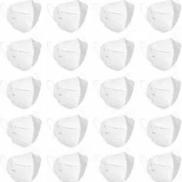 6 Layers N95 / KN95 FFP2 Multi level Filtration & Protection, Resuable, keep highly secure from Viruses Anti Pollution, Anti Bacterial, Anti Virus Without Respirator, Approved and Certified Face Mask FM_203A (White, Free Size, Pack of 20) 6 Layers N95 / KN95 FFP2 Multi level Filtration & Protection, Resuable, keep highly secure from Viruses Anti Pollution, Anti Bacterial, Anti Virus Without Respirator, Approved and Certified Face Mask FM_203A (White, Free Size, Pack of 20) Non-Washable, Water Resistant-34