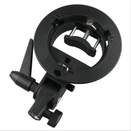 Stookin S-Type Bracket Elinchrom S Mount Holder S Type Elinchrom Bracket Holder for flash Rotating Flash Bracket-12